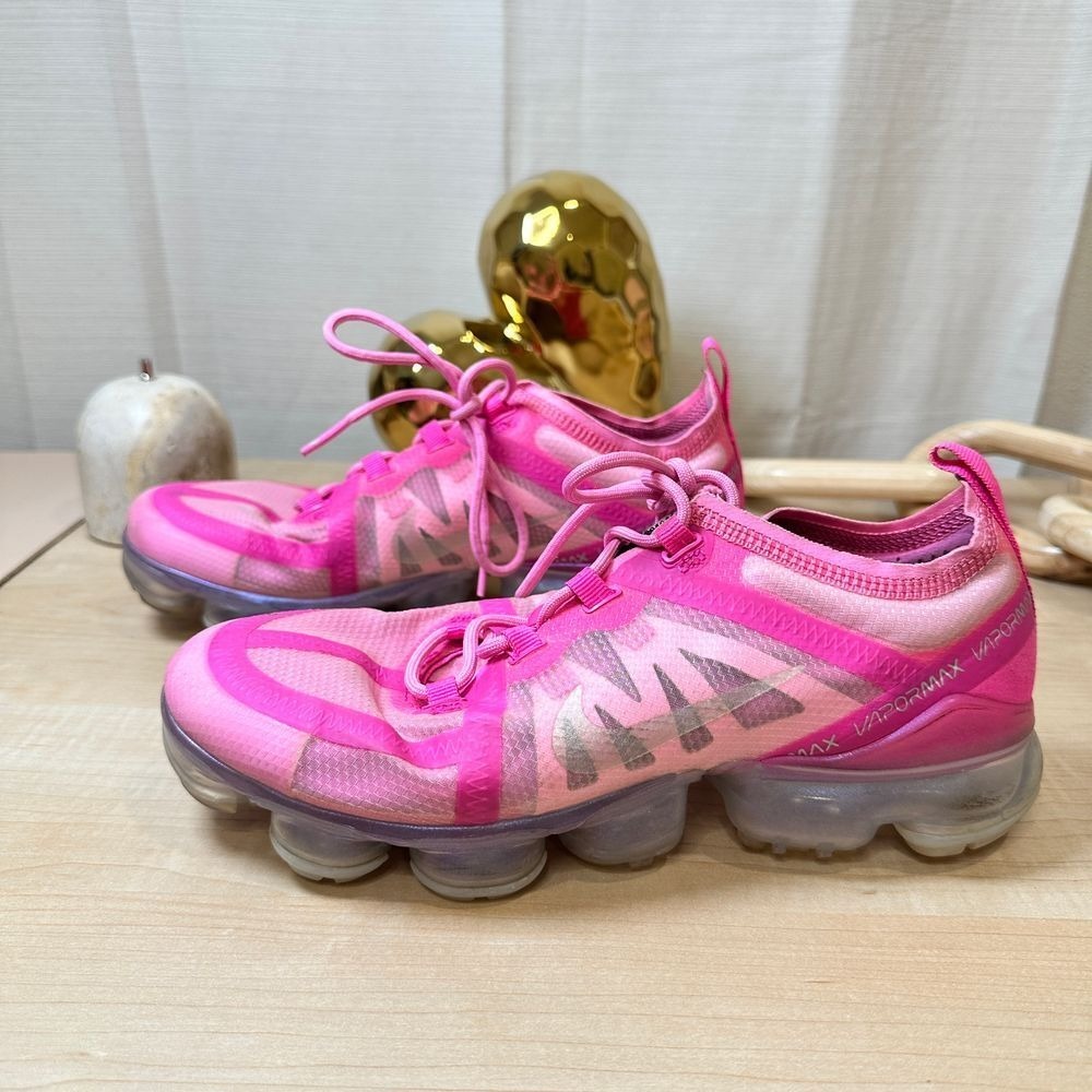 NIKE‎ Pink Air VaporMax 2019 Running Shoes Sneakers, Women's Size 8